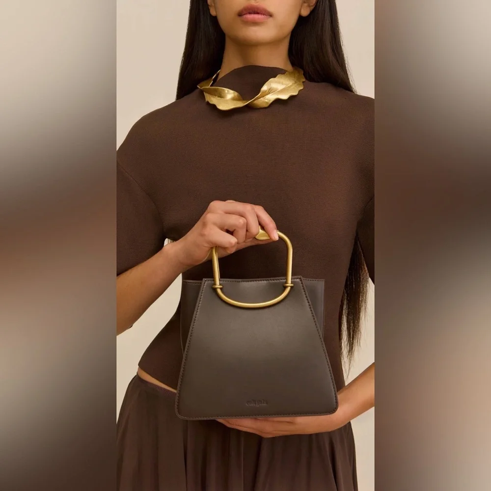 CULT GAIA $498 Women’s Maxine Leather Bag In Luwak - Picture 6 of 11